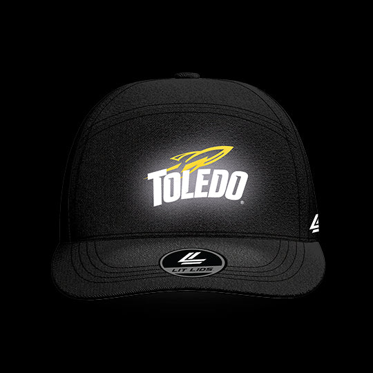 University of Toledo Black Collection 6-Panel Lit Lid