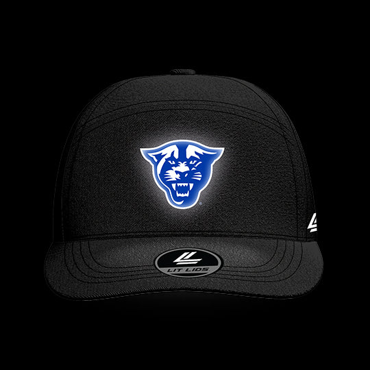 Georgia State University Black Collection 6-Panel Lit Lid