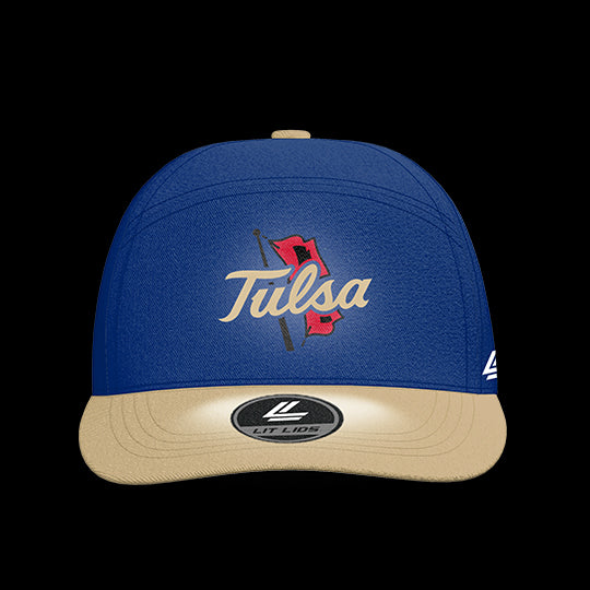 University of Tulsa Golden Hurricane Varsity 6-Panel Lit Lid