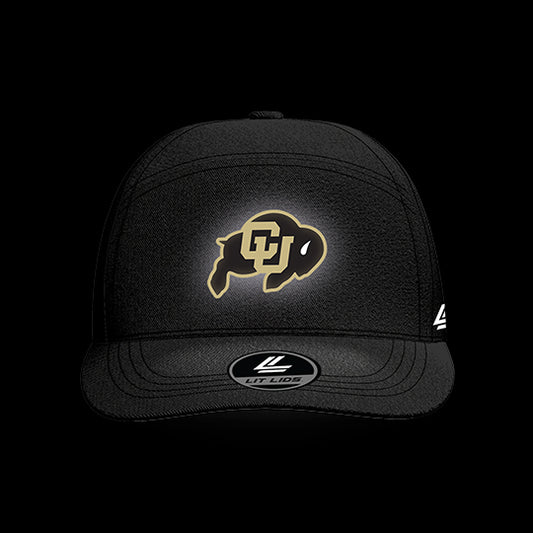 University of Colorado Black Collection 6-Panel Lit Lid
