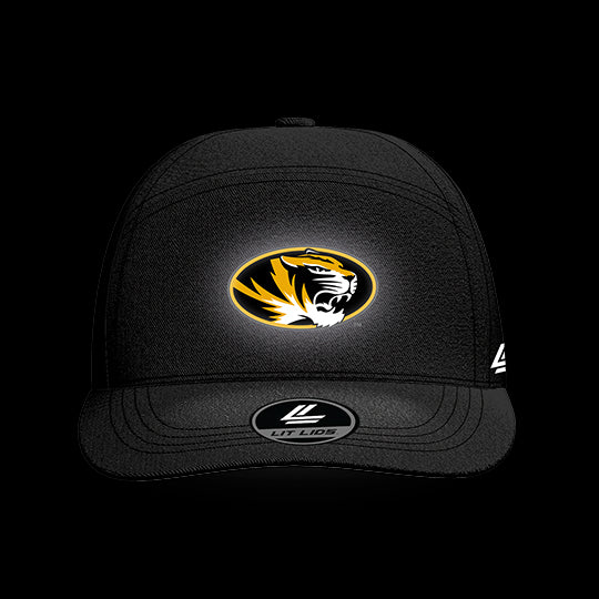 University of Missouri Black Collection 6-Panel Lit Lid