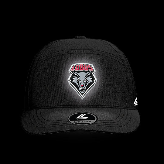 University of Mexico New Black Collection 6-Panel Lit Lid