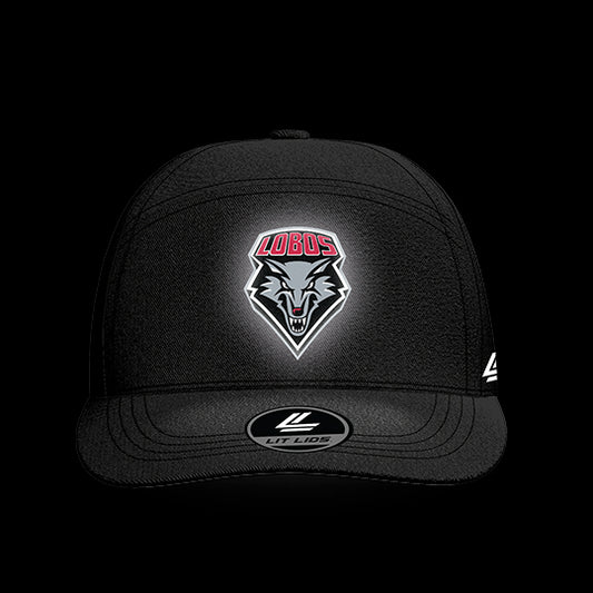 University of Mexico New Black Collection 6-Panel Lit Lid