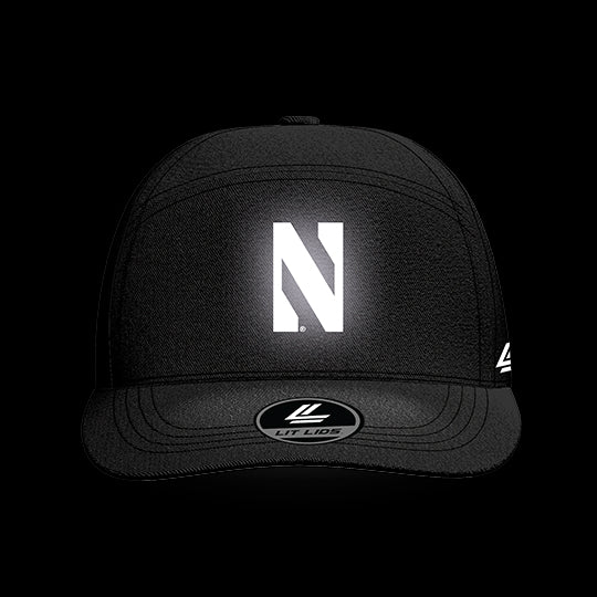 Northwestern University Black Collection 6-Panel Lit Lid