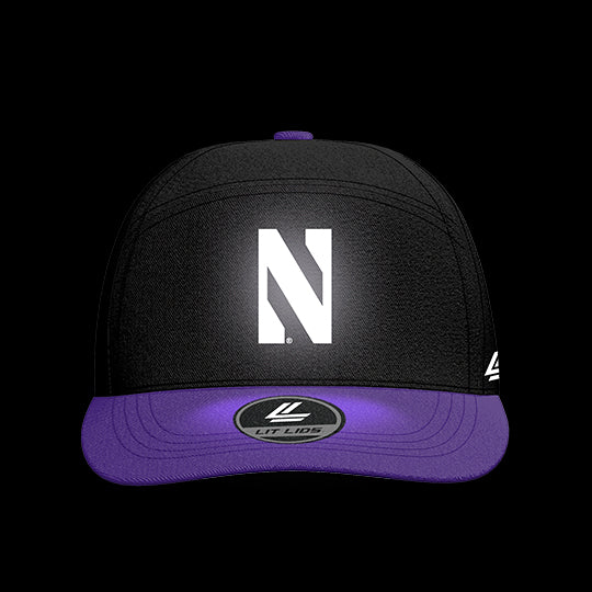 Northwestern University Wildcats Varsity 6-Panel Lit Lid