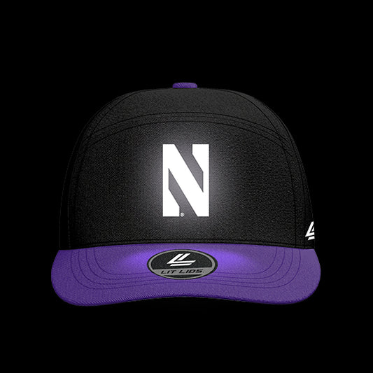 Northwestern University Wildcats Varsity 6-Panel Lit Lid