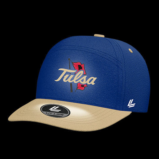 University of Tulsa Golden Hurricane Varsity 6-Panel Lit Lid