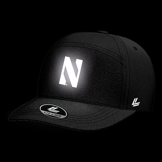 Northwestern University Black Collection 6-Panel Lit Lid