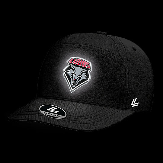 University of Mexico New Black Collection 6-Panel Lit Lid