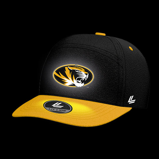University of Missouri Tigers Varsity 6-Panel Lit Lid