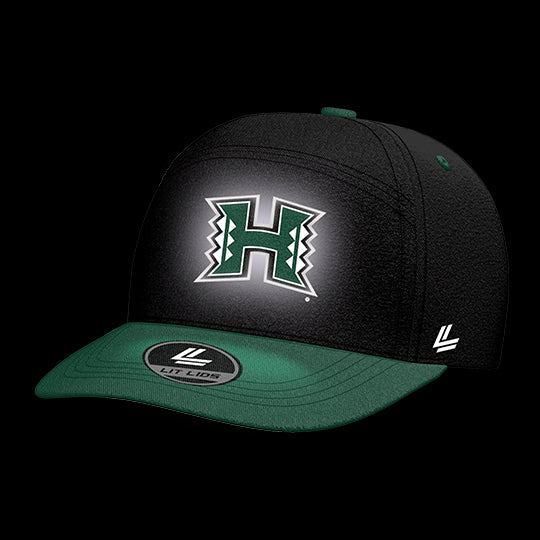 University of Hawaii Rainbow Warriors Varsity 6-Panel Lit Lid