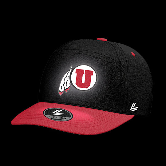 University of Utah Utes Varsity 6-Panel Lit Lid