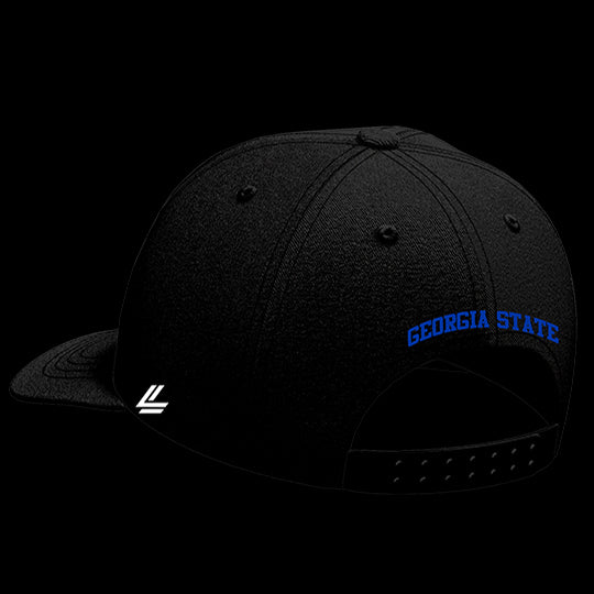 Georgia State University Black Collection 6-Panel Lit Lid