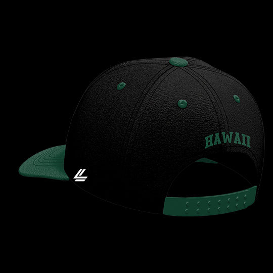 University of Hawaii Rainbow Warriors Varsity 6-Panel Lit Lid