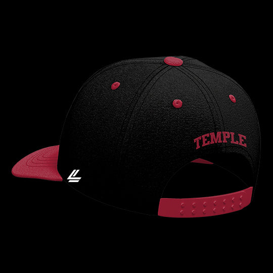 Temple University Owls Varsity 6-Panel Lit Lid
