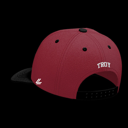 Troy University Trojans Varsity 6-Panel Lit Lid