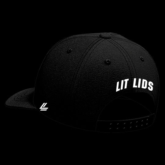 Lit Lids Black Collection 6-Panel Lit Lid