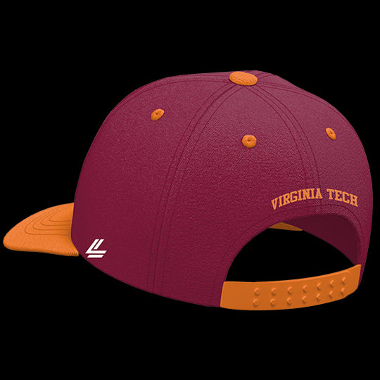 Virginia Tech University Hokies Varsity 6-Panel Lit Lid