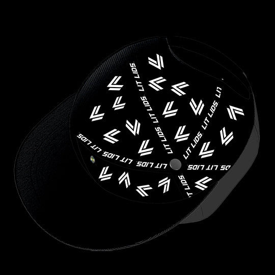 Northwestern University Black Collection 6-Panel Lit Lid