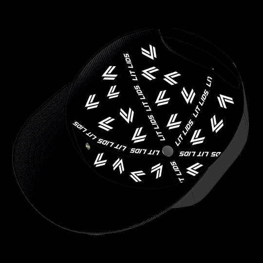 Temple University Black Collection 6-Panel Lit Lid