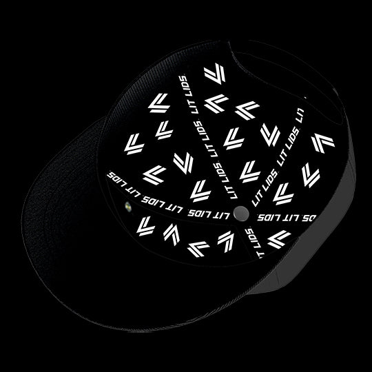 Grambling State University Black Collection 6-Panel Lit Lid