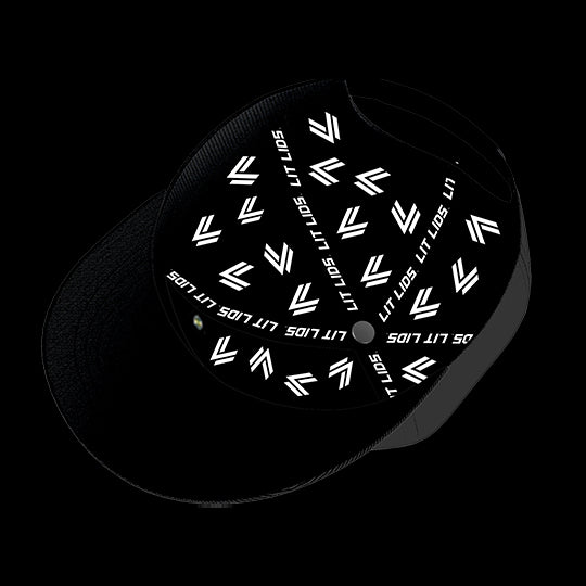 University of South Florida Black Collection 6-Panel Lit Lid