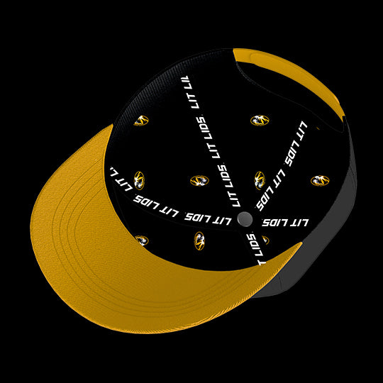 University of Missouri Tigers Varsity 6-Panel Lit Lid