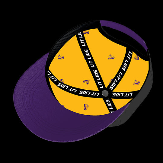 University of Northern Iowa Panthers Varsity 6-Panel Lit Lid
