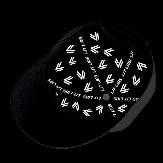 SDSU Black Collection 6-Panel Lit Lid