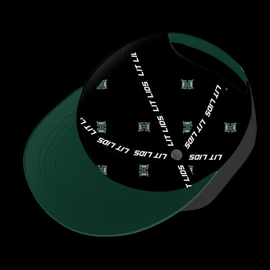University of Hawaii Rainbow Warriors Varsity 6-Panel Lit Lid