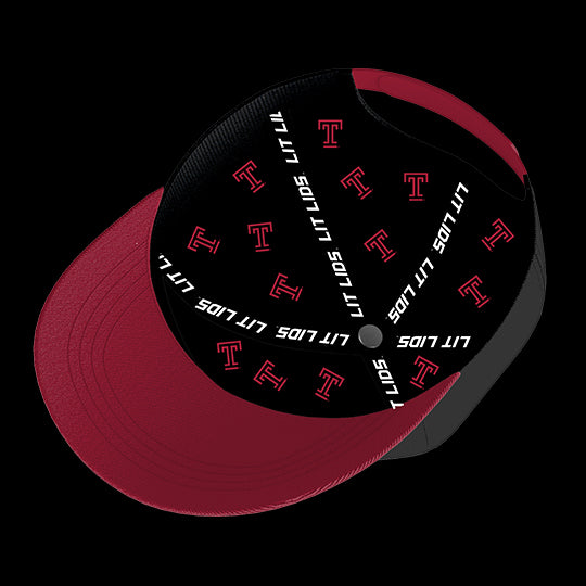 Temple University Owls Varsity 6-Panel Lit Lid