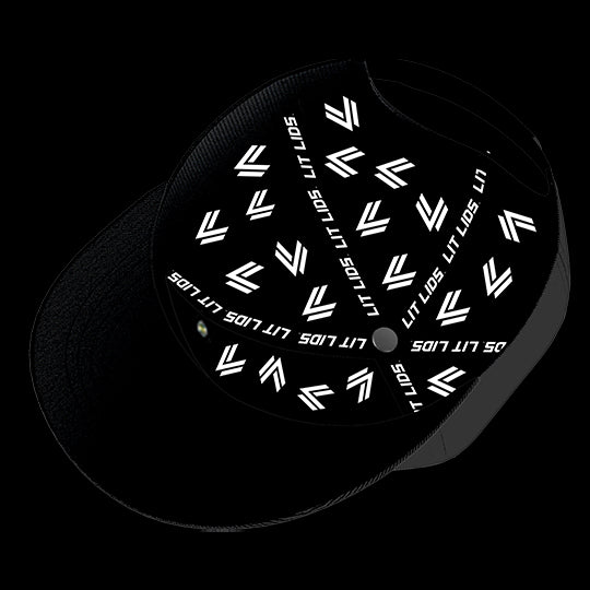 University of Houston Black Collection 6-Panel Lit Lid