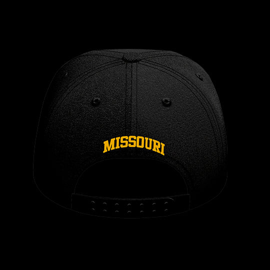 University of Missouri Black Collection 6-Panel Lit Lid