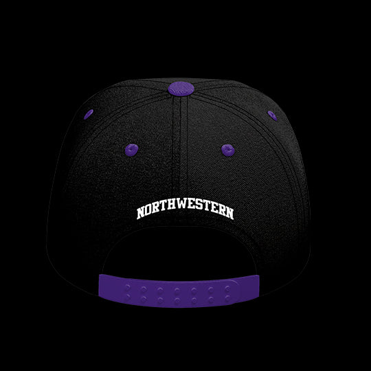 Northwestern University Wildcats Varsity 6-Panel Lit Lid