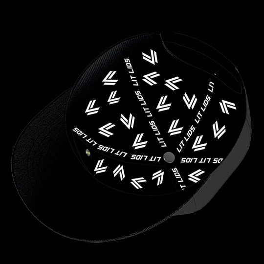 Fresno State University Black Collection 6-Panel Lit Lid