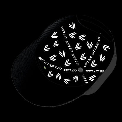 University of Utah Black Collection 6-Panel Lit Lid